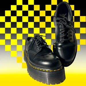Dr. Martens Unisex 8053 Leather Platform Casual Shoes size 8